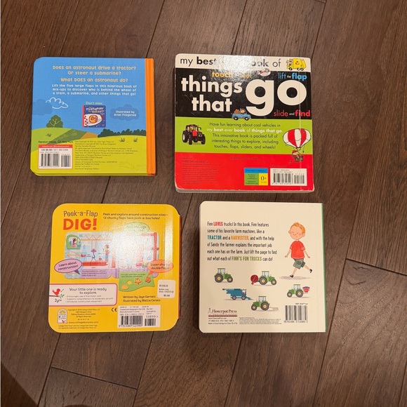 Set of 4 Truck / Tractors Books - Picture 4 of 6